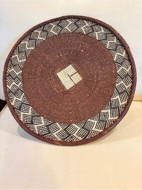 NEW Africa Woven Basket. Made by the Binga people of Zambia/Zimbabwe